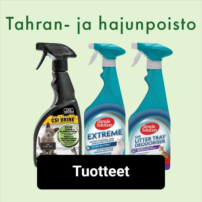 Puhdistusaineet ja tahranpoistajat