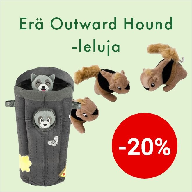 -20% Outward Hound & Catstages -lelut