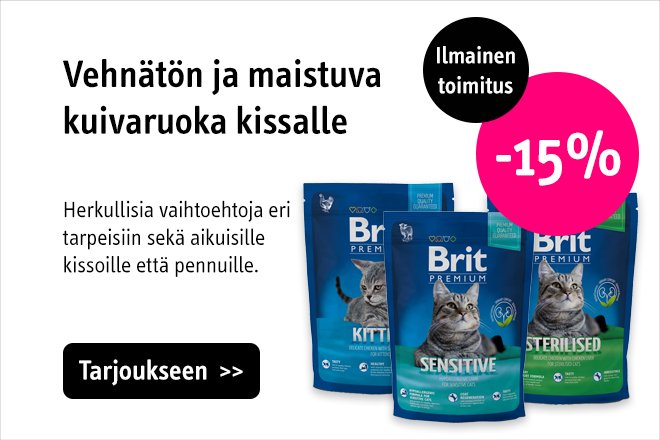 Brit Premium kuivaruoat kissoille -15%