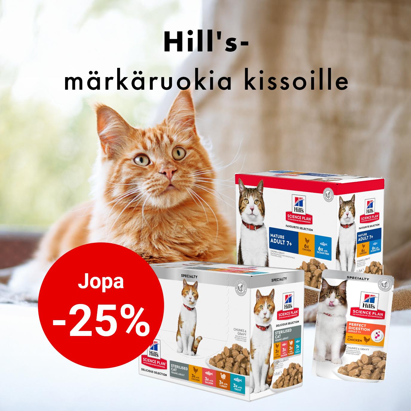 Jopa -25% Erä Hills-kissan märkäruokia