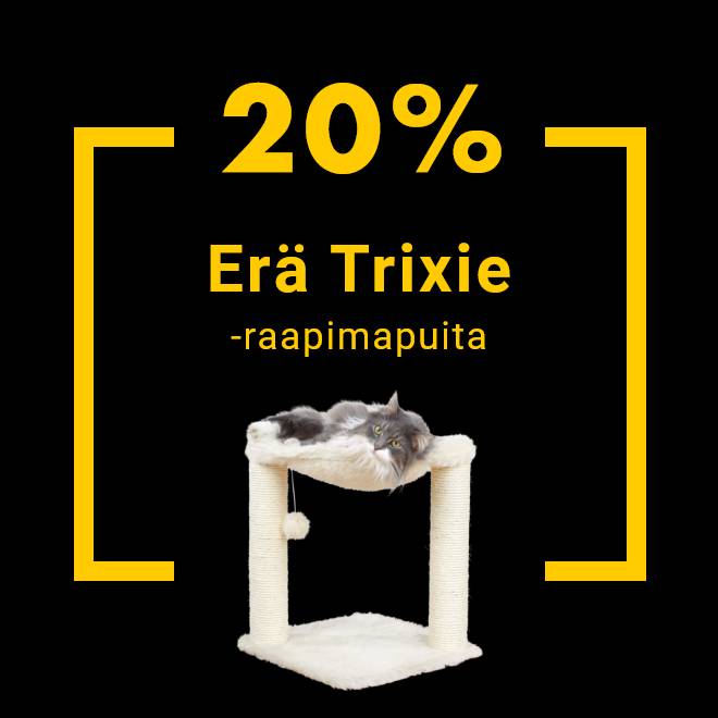 Trixie-raapimapuut -20% 1.12. asti.