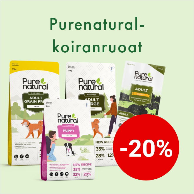 -20% Purenatural-koiranruoat