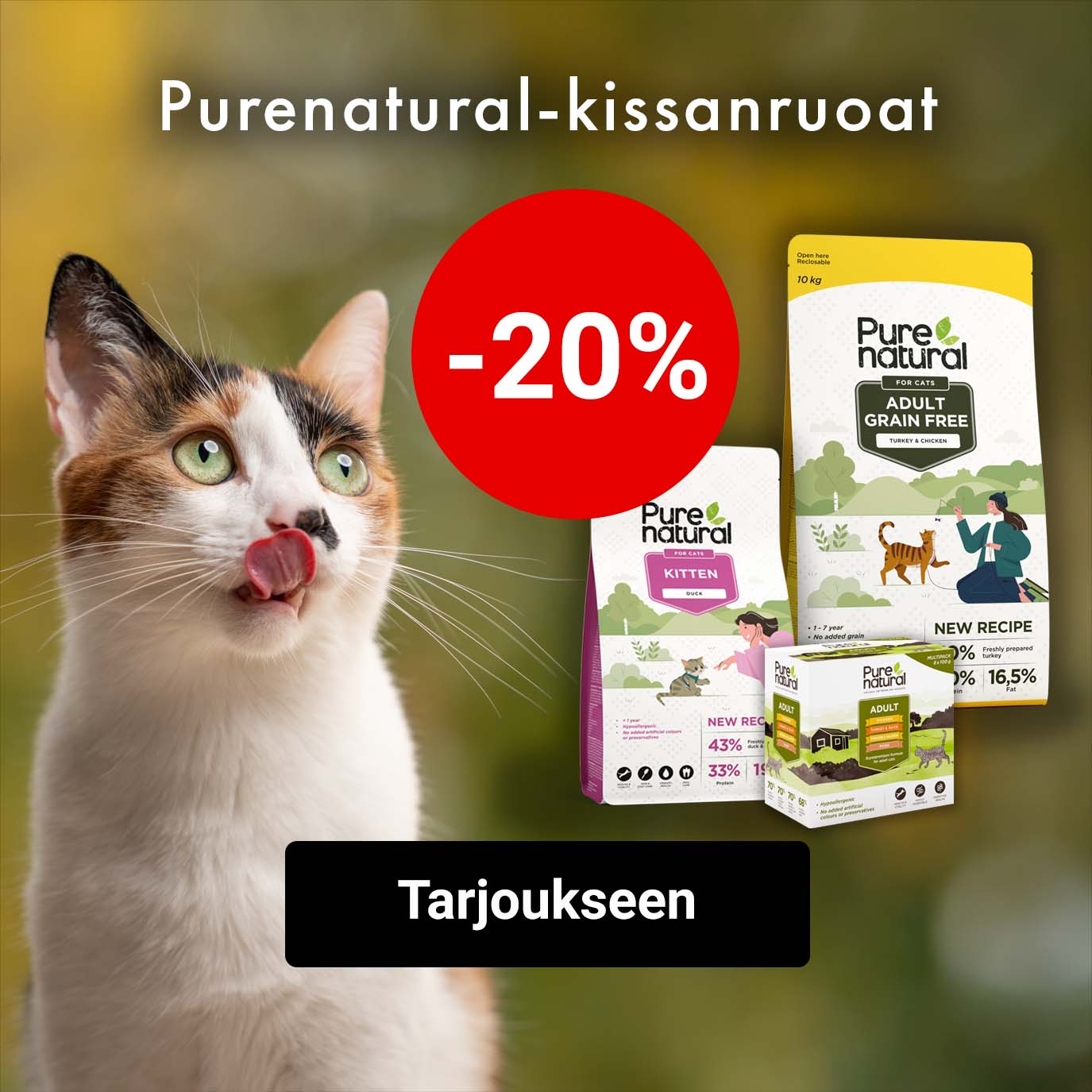 -20% Purenatural-kissanruoat