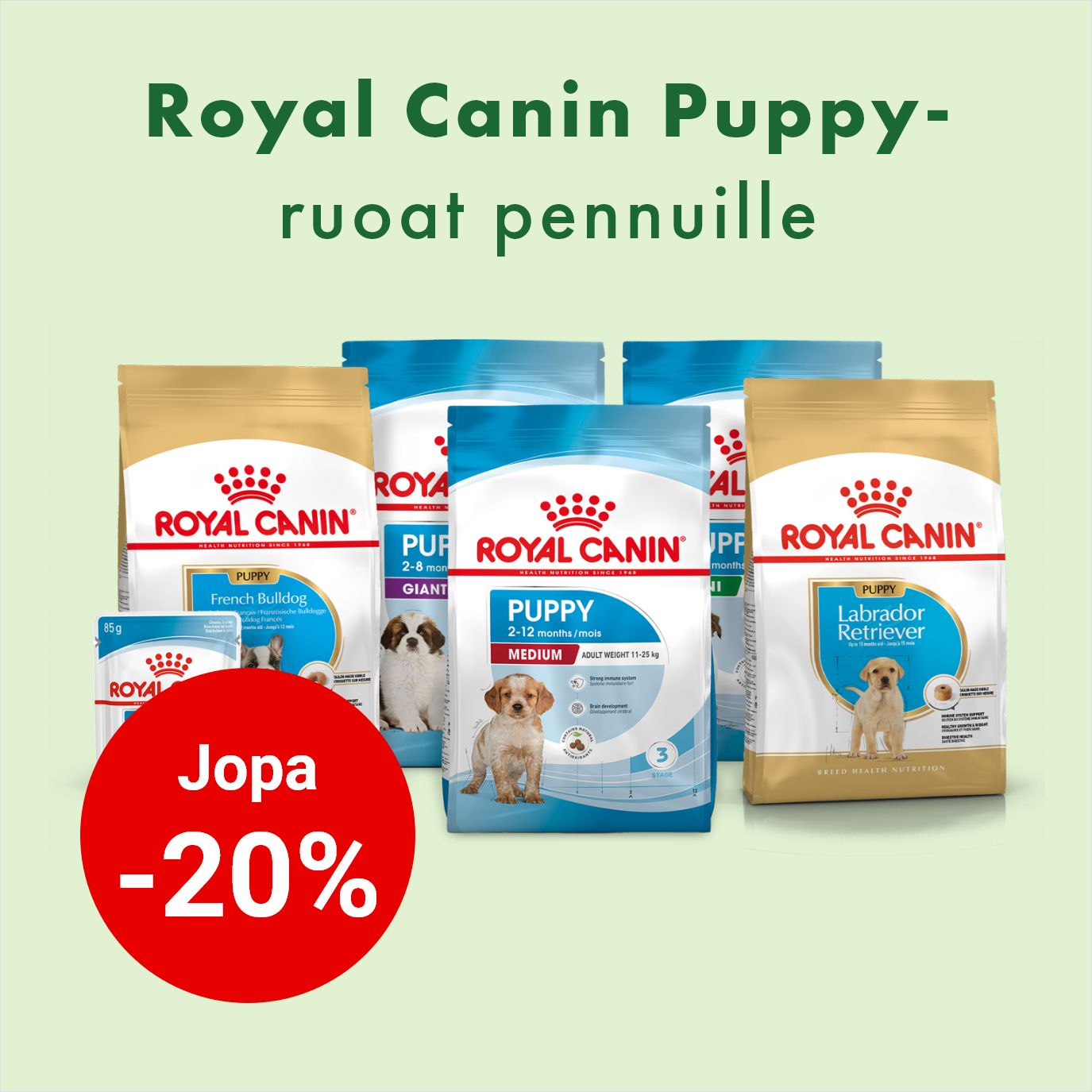 Royal Canin penturuoat -20% 30.9. asti.