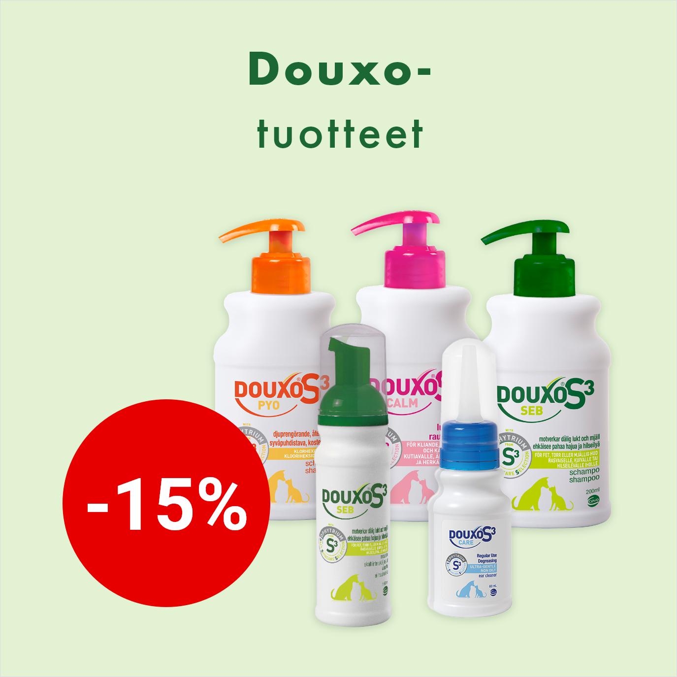 -15% Douxo-tuotteet