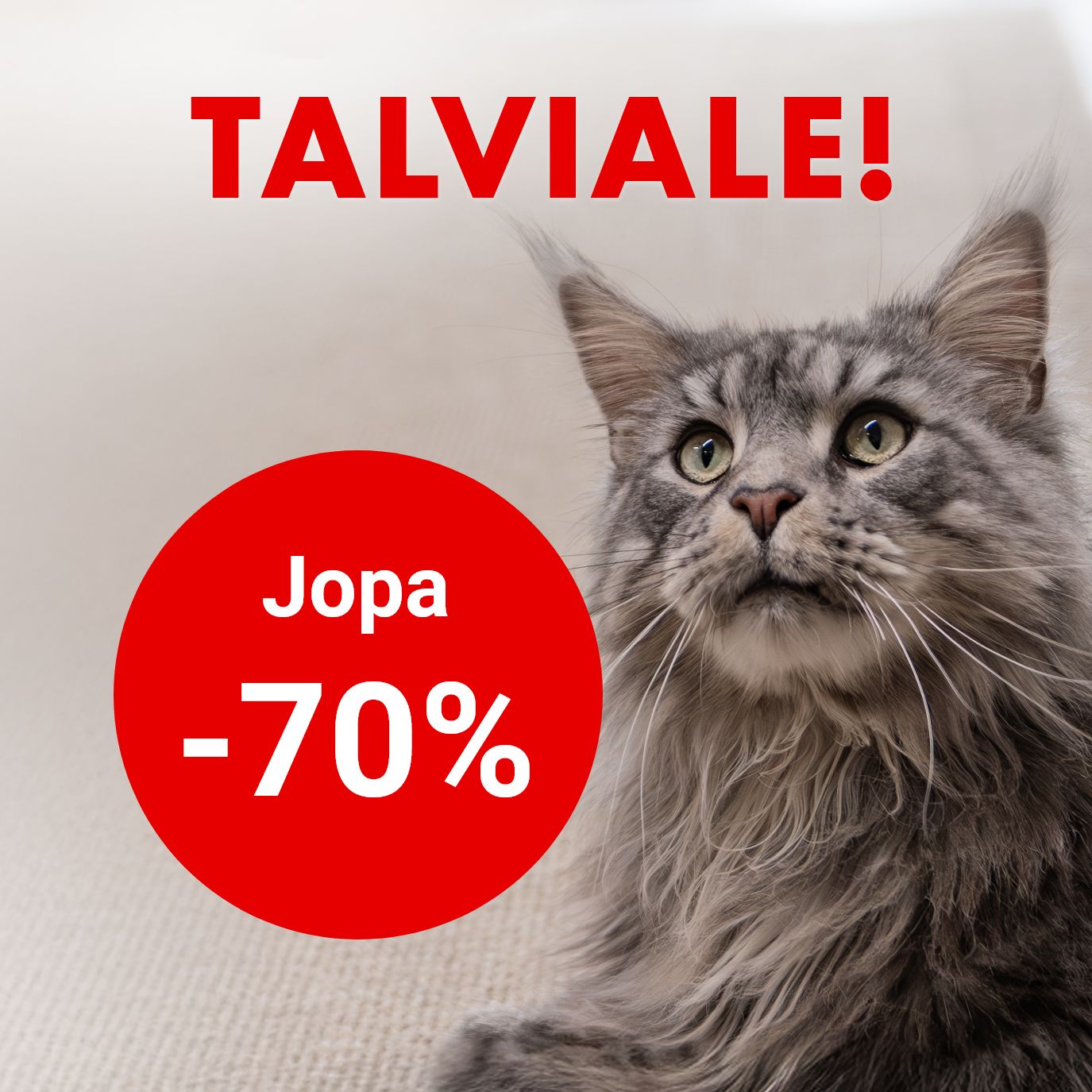 Talviale jopa -70%