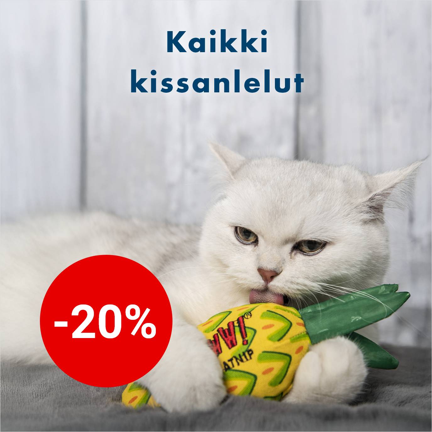 Kaikki kissan lelut -20% 28.2.2026 asti.