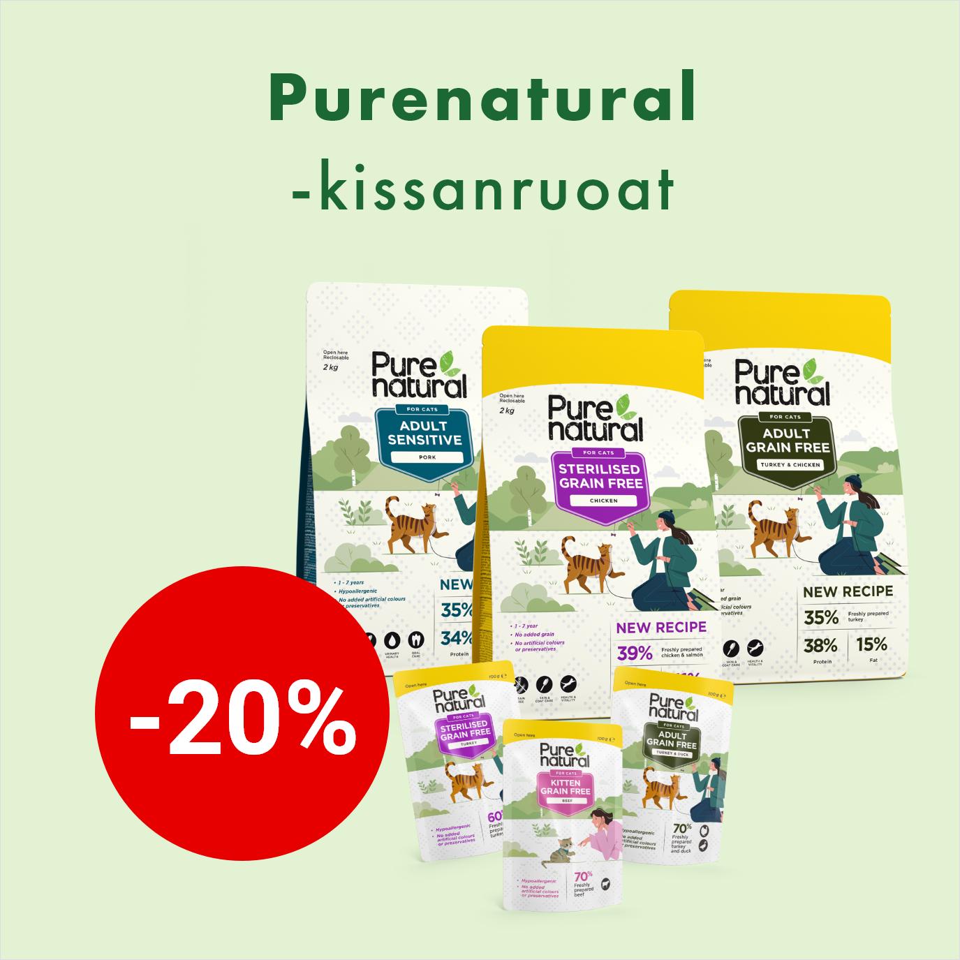 purenatural kissanruoat -20% 22.2. asti.