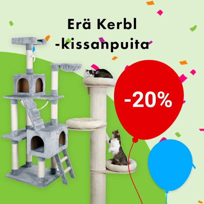 -20% Kerbl-raapimapuut (pl. kiipeilyseinät)