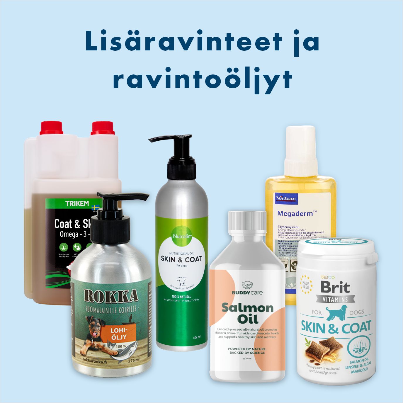 Lisäravinteet iholle ja turkille