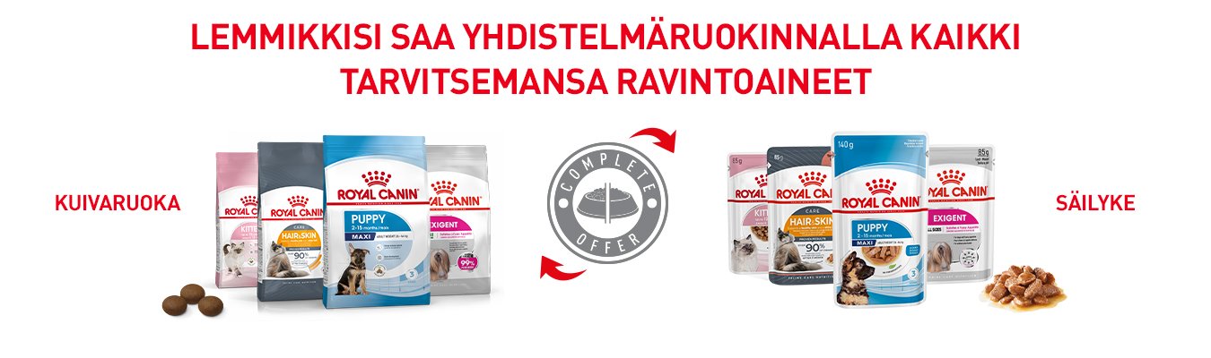 Royal Canin yhdistelmäruokinta