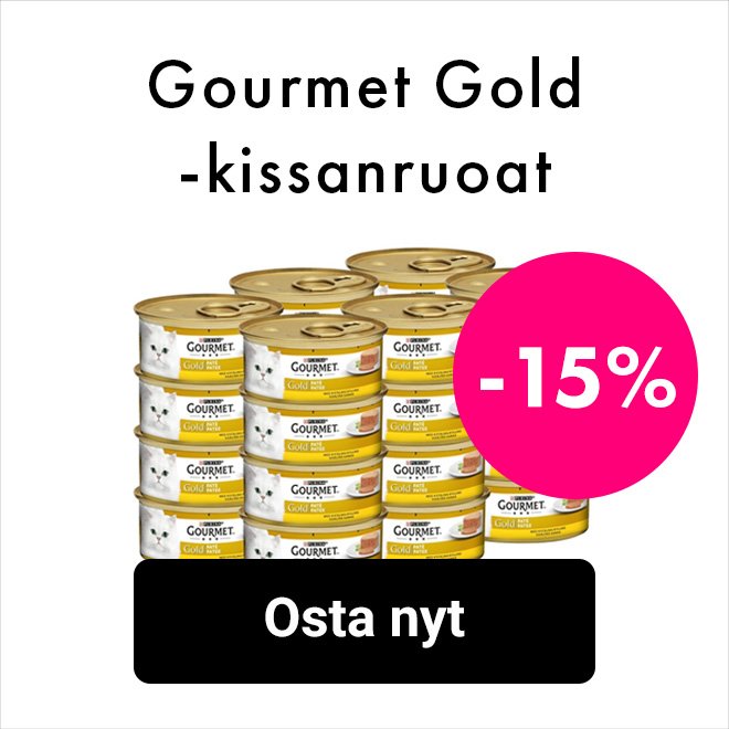 -15% Gourmet Gold -kissan märkäruoat