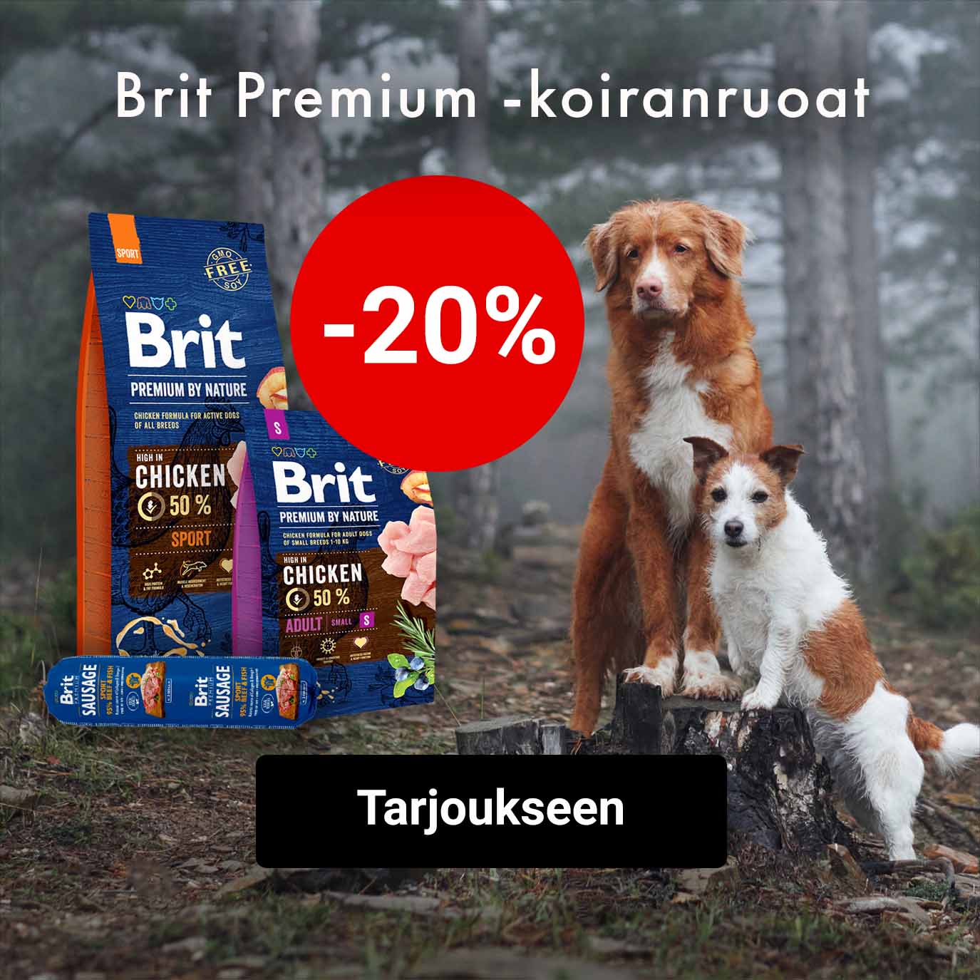 -20% Brit Premium -koiranruoat