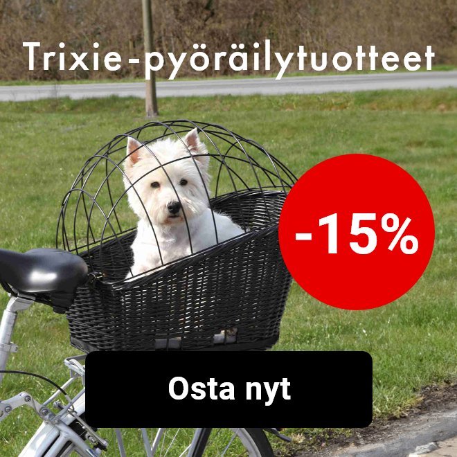 -15% Trixie-pyöräilytuotteet