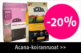 -20% Acana-kuivaruoat 2-11,4 kg
