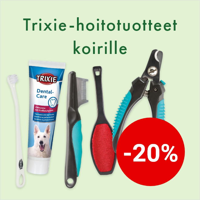 -20% Trixie-hoitotuotteet koiralle