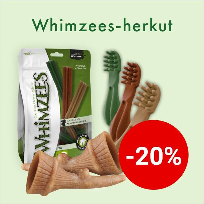 -20% Whimzees-herkut