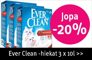 Ever Clean kissanhiekat jopa -20%