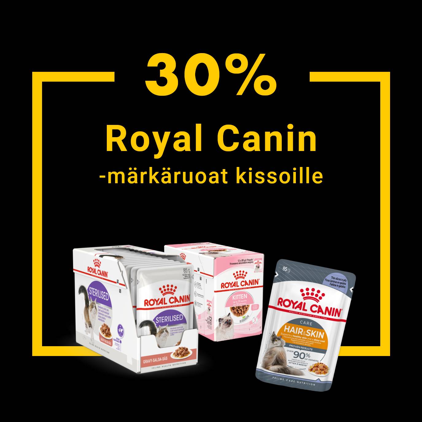 Royal Canin kissan märkäruoat -30% 1.12. asti