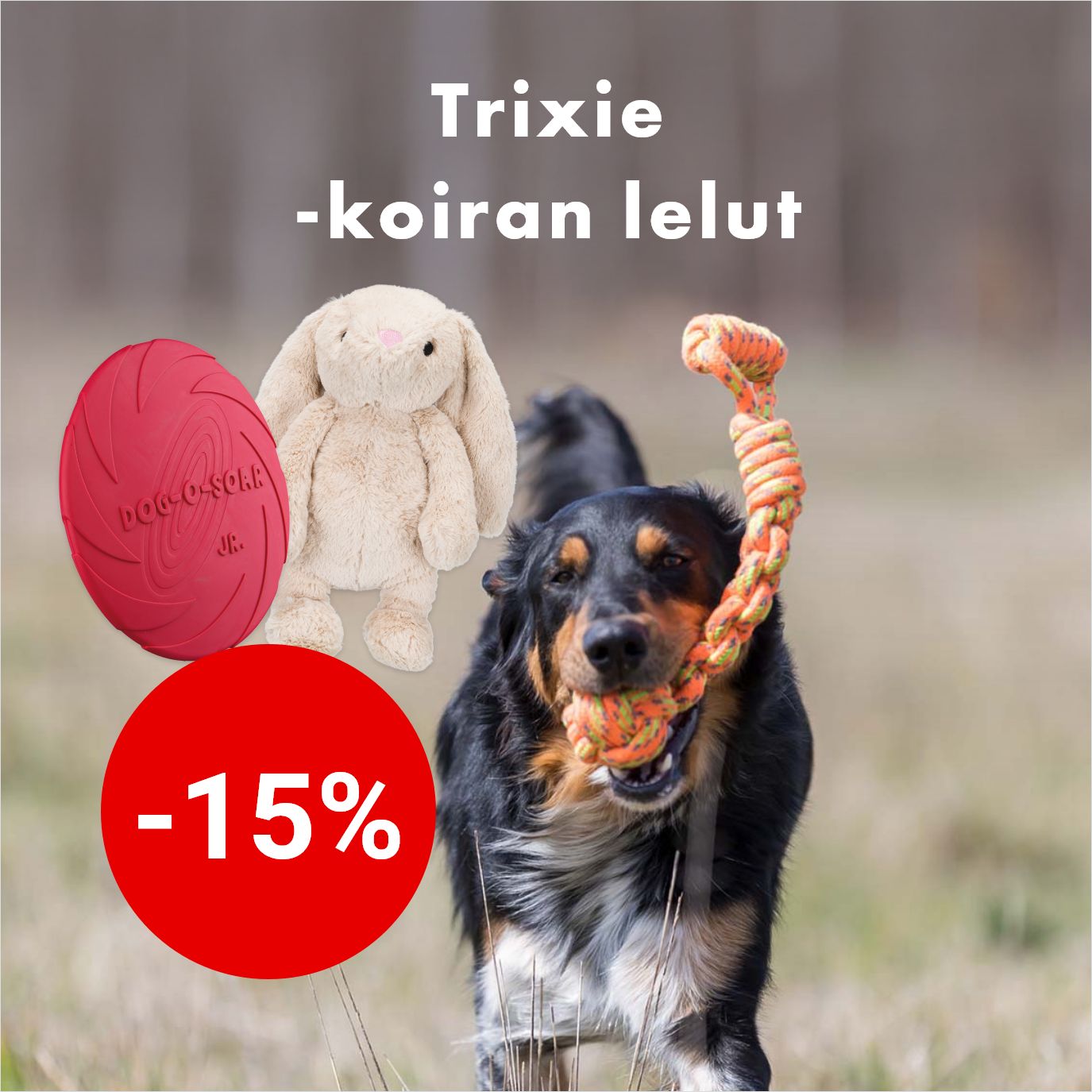 -15% Trixie-koiran lelut