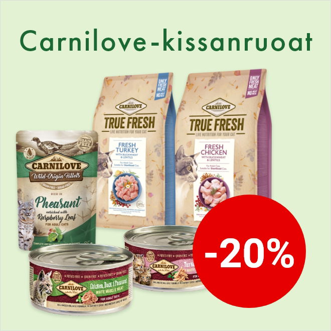 -20% Carnilove-kissanruoat