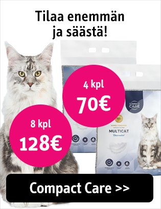 Compact Care -kissanhiekka tarjoukset