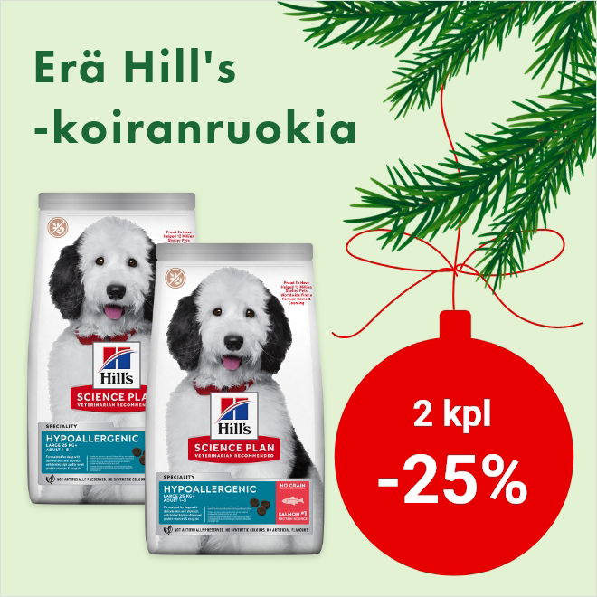 2 kpl -25% Hills SP -koiranruoat 14 kg