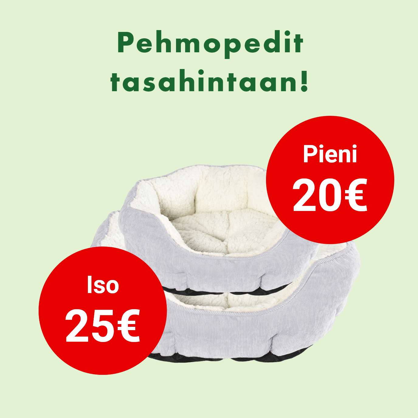 Erä koiran pehmo-petejä alkaen 20 €