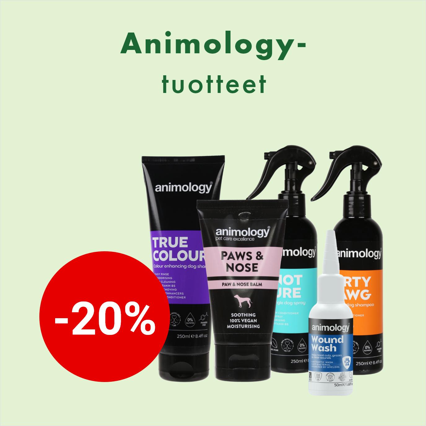 -20% Animology-tuotteet