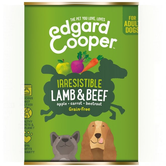 Edgard & Cooper lammas & nauta (400 g)