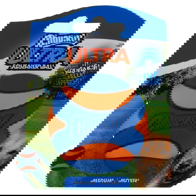 Chuckit Ultra Squeaker koiran pallo (M)