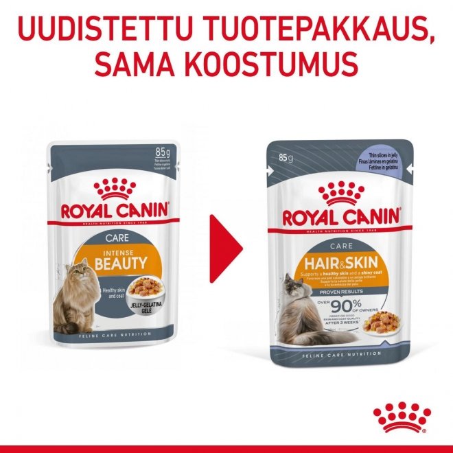 Royal Canin Hair & Skin Care Jelly, 12x85g