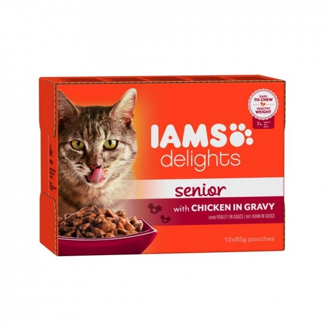 IAMS Delights Gravy Senior Multibox