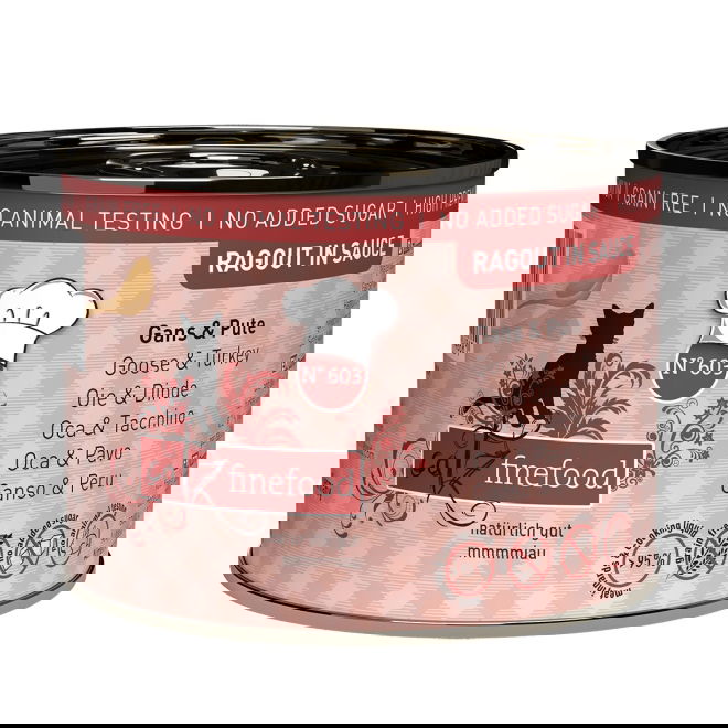 Catz finefood Ragout N&deg;603 hanhi & kalkkuna 190 g