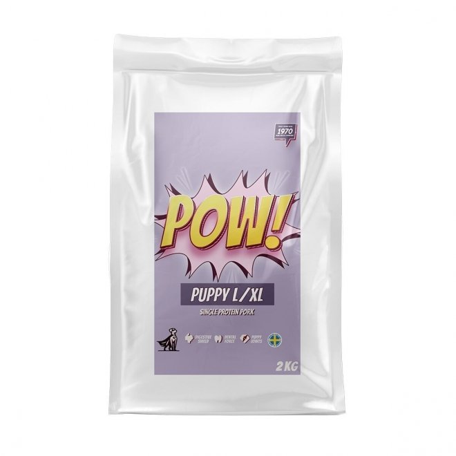 POW! Dog Puppy L/XL Pork (2 kg)