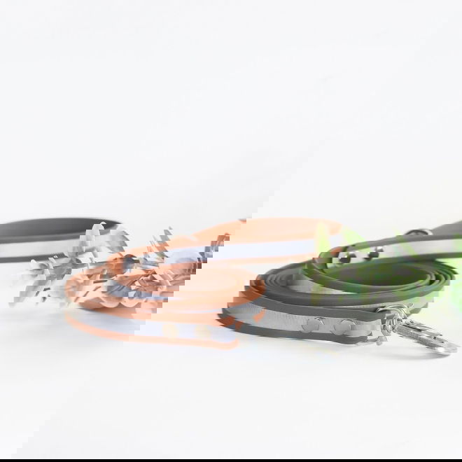 Tyylivoitto Shine Eazy heijastinhihna, konjakki (19mm x 200cm)