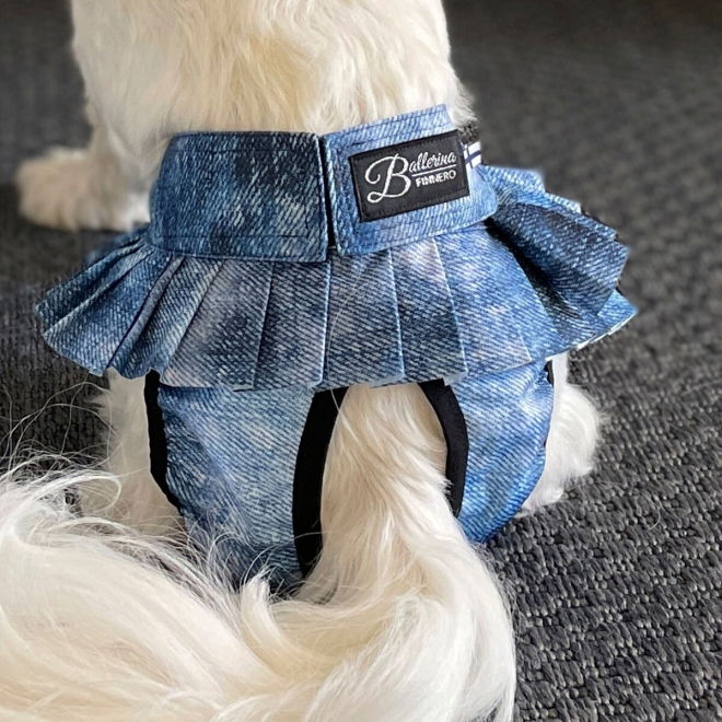 Ballerina juoksuhousut denim