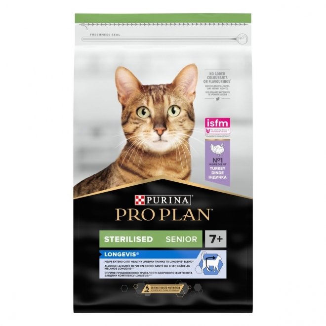 Pro Plan Sterilised Cat 7+ Turkey (10 kg)