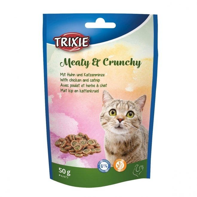 TR Meaty & Crunchy kana & kissanminttu 50 g