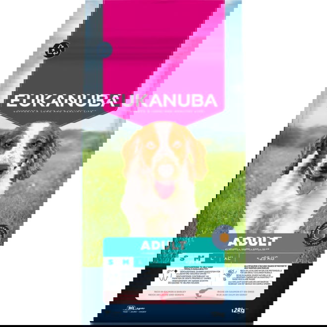 Eukanuba Adult Small & Medium Breed Salmon & Barley