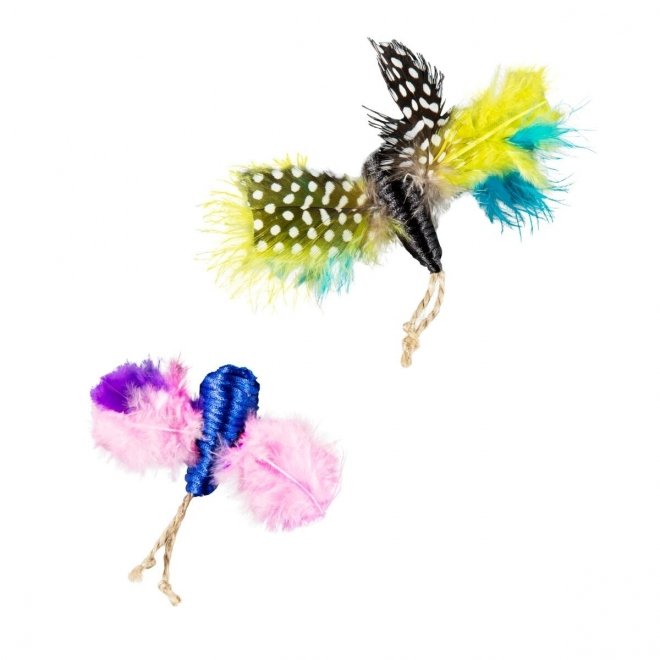 Kissan lelu Little&Bigger JungleParty Flies höyhensiipiperhonen 2-pack |  