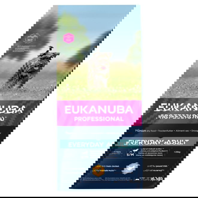 Eukanuba EveryDay Adult Small&Medium 16,5 kg