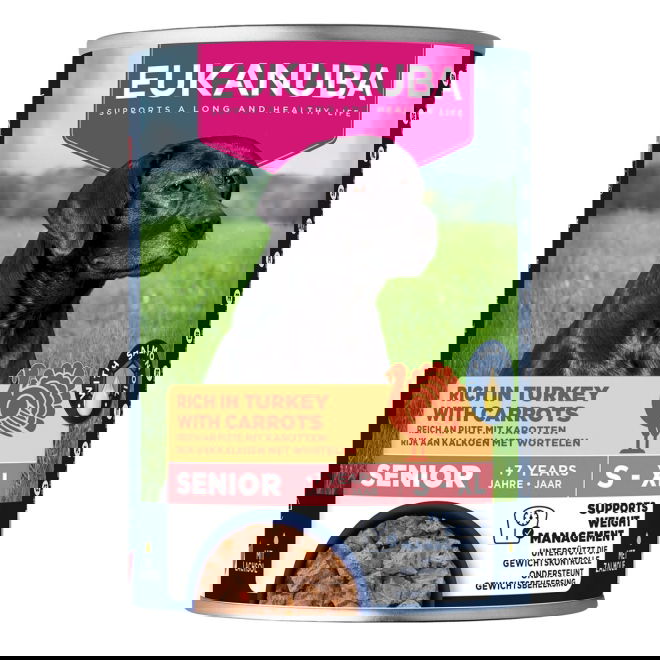 Eukanuba Dog Wet Senior Kalkkuna & Porkkana 400 g