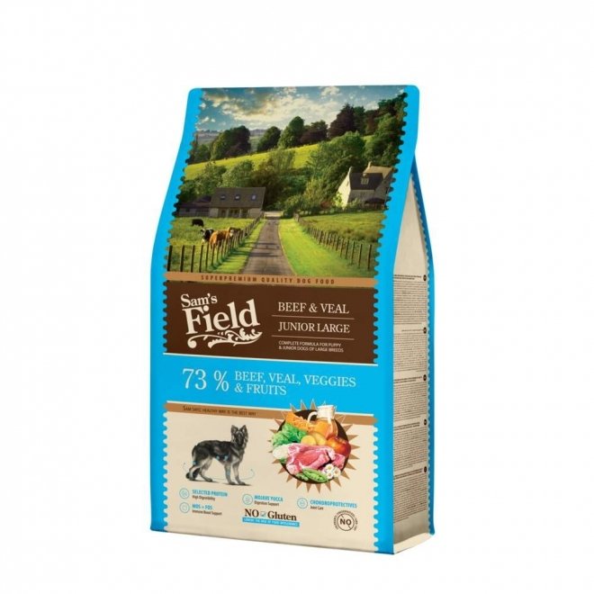 Sam´s Field Junior Large Beef & Veal (2,5 kg)