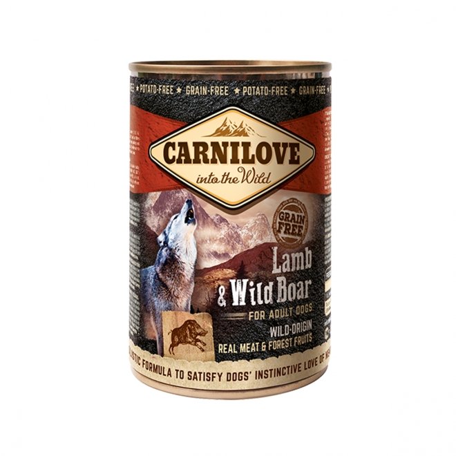 Carnilove Wild Meat lammas & villisika 400g