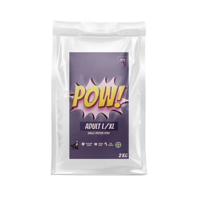 POW! Dog Adult L/XL Pork