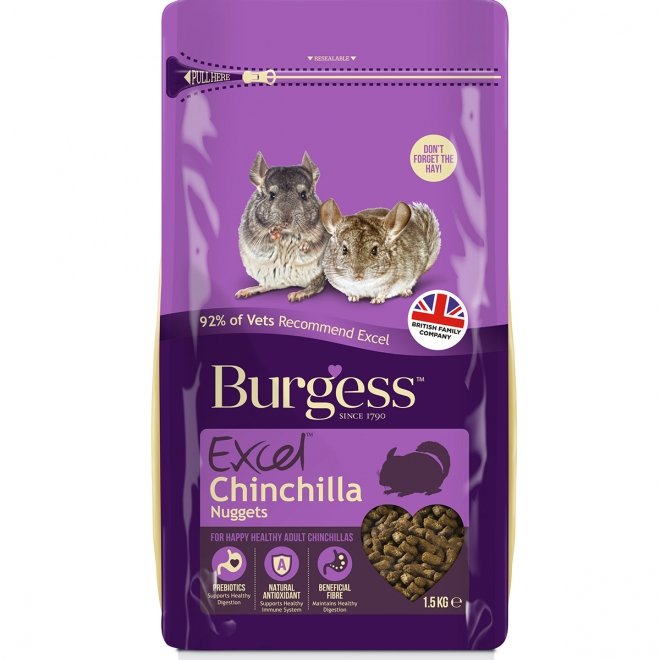Burgess Excel Chinchilla, 1,5kg