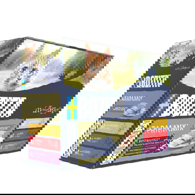 Bozita Mousse Mixed Farm 12x85g