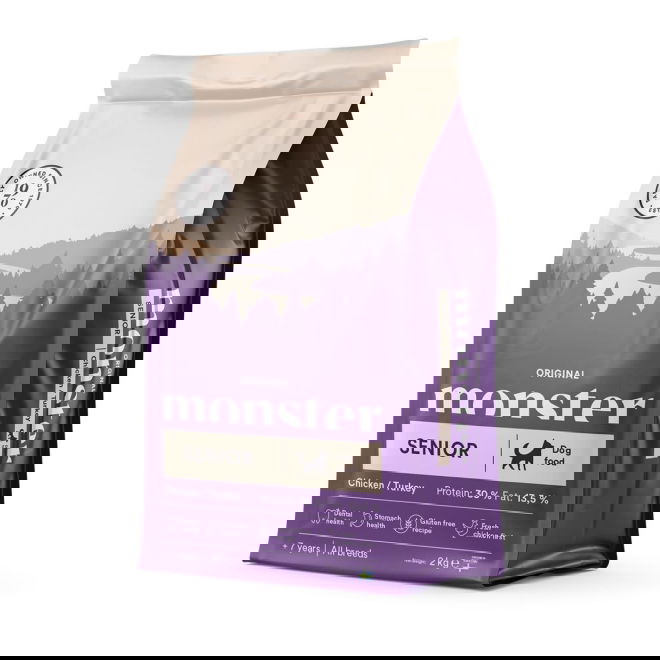 Monster Dog Senior Kana & Kalkkuna (2 kg)