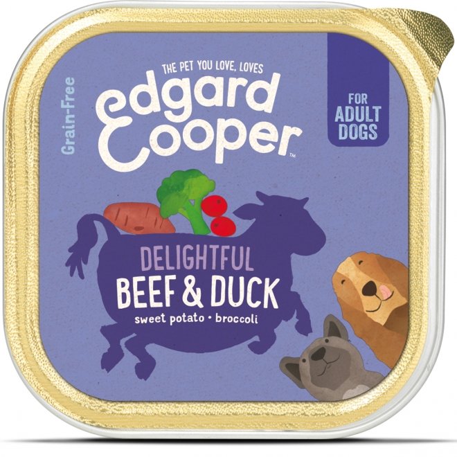 Edgard & Cooper Dog nauta & ankka 150g